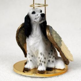 English Setter - Blue Belton- Angel Ornament