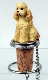 Poodle - Sport Cut - Apricot - Bottle Stopper