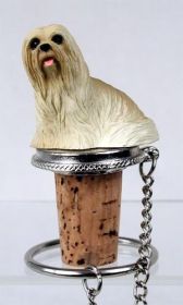 Lhasa Apso - Blonde - Bottle Stopper