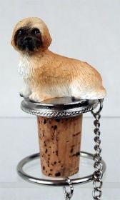Lhasa Apso - Brown - Sport Cut - Bottle Stopper