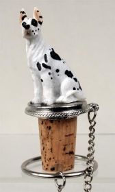 Great Dane - Harlequin - Bottle Stopper