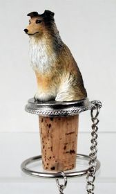 Sheltie - Sable - Bottle Stopper