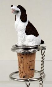 Springer Spaniel - Liver and White - Bottle Stopper