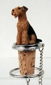 Airedale Terrier - Bottle Stopper