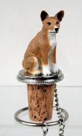 Basenji - Bottle Stopper