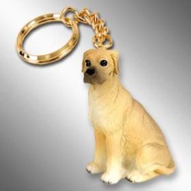 Great Dane - Fawn - Uncropped - Keychain