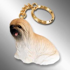 Lhasa Apso - Brown - Keychain