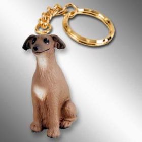 Italian Greyhound Keychain
