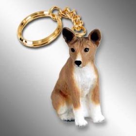 Basenji Keychain