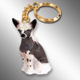 Chinese Crested Keychain