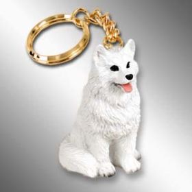 American Eskimo Keychain