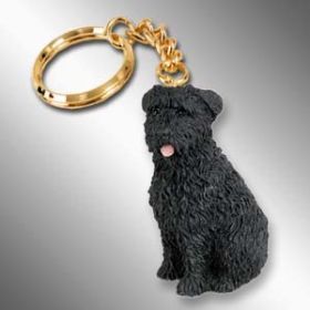 Bouvier des Flandres - Uncropped - Keychain