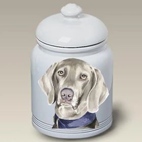 Weimaraner - Best of Breed Ceramic Treat Jar