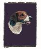 English Foxhound Cotton Woven Throw