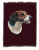 English Foxhound Cotton Woven Throw