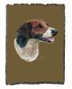 English Foxhound Cotton Woven Throw