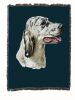English Setter 2 Cotton Woven Throw