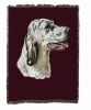 English Setter 2 Cotton Woven Throw