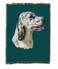 English Setter 2 Cotton Woven Throw