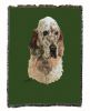English Setter 1 Cotton Woven Throw