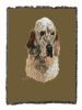 English Setter 1 Cotton Woven Throw