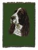 English Springer Spaniel 1 Cotton Woven Throw