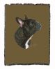 French Bulldog Cotton Woven Throw
