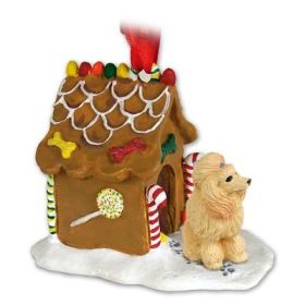 Poodle - Apricot - Gingerbread House Ornament
