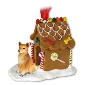 Finnish Spitz - Gingerbread House Ornament