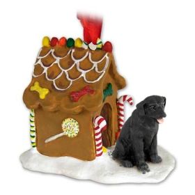 Labrador Retriever - Black - Gingerbread House Ornament