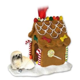Pekingese - Gingerbread House Ornament