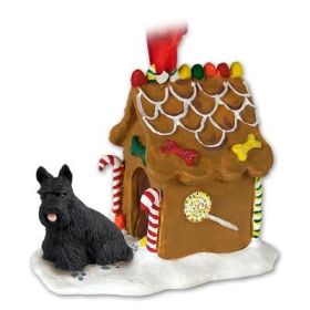 Scottish Terrier - Gingerbread House Ornament