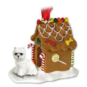 West Highland White Terrier - Gingerbread House Ornament