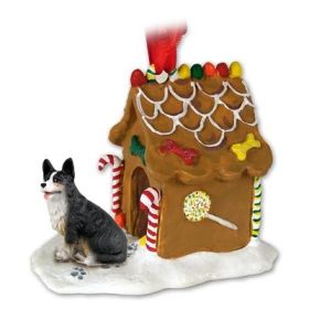 Corgi - Cardigan - Gingerbread House Ornament