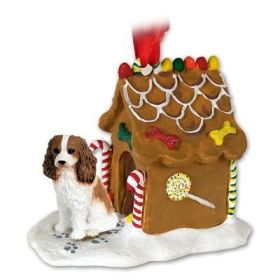 Cavalier King Charles Spaniel - Brown and White - Gingerbread House Ornament