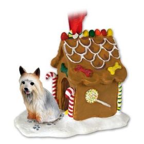 Silky Terrier - Gingerbread House Ornament