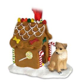 Border Terrier - Gingerbread House Ornament