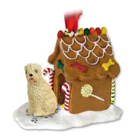 Soft Coated Wheaten Terrier - Gingerbread House Ornament