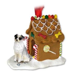 Australian Shepherd - Blue - Gingerbread House Ornament