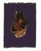 German Shepherd Cotton Woven Throw