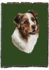 Australian Shepherd Cotton Woven Throw