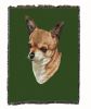 Chihuahua A Cotton Woven Throw