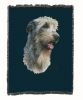 Irish Wolfhound 1 Cotton Woven Throw