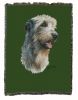 Irish Wolfhound 1 Cotton Woven Throw