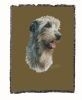 Irish Wolfhound 1 Cotton Woven Throw