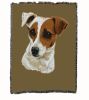 Jack Russell Terrier 1 Cotton Woven Throw