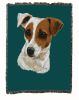 Jack Russell Terrier 1 Cotton Woven Throw