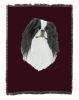 Japanese Chin 1 Cotton Woven Throw