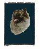 Keeshond Cotton Woven Throw
