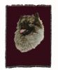 Keeshond Cotton Woven Throw